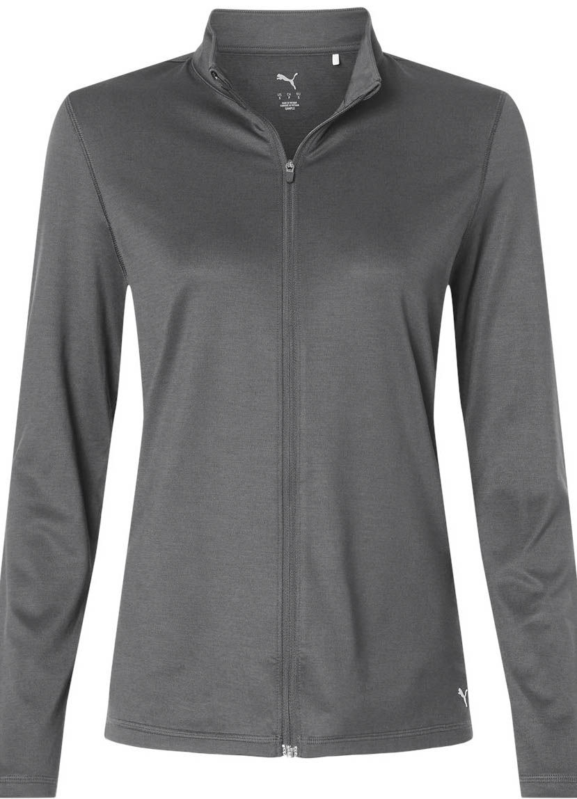 Puma Golf Women's Icon 2.0 Full Zip in Slate Sky