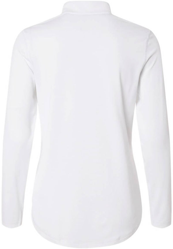 An image of a Custom Puma Golf Women's Icon 2.0 Full Zip in White Glow!
