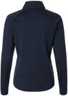 An image of a Custom Puma Golf Women's Pure 2.0 Quarter Zip in Deep Navy!