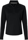 An image of a Custom Puma Golf Women's Pure 2.0 Quarter Zip in Puma Black!