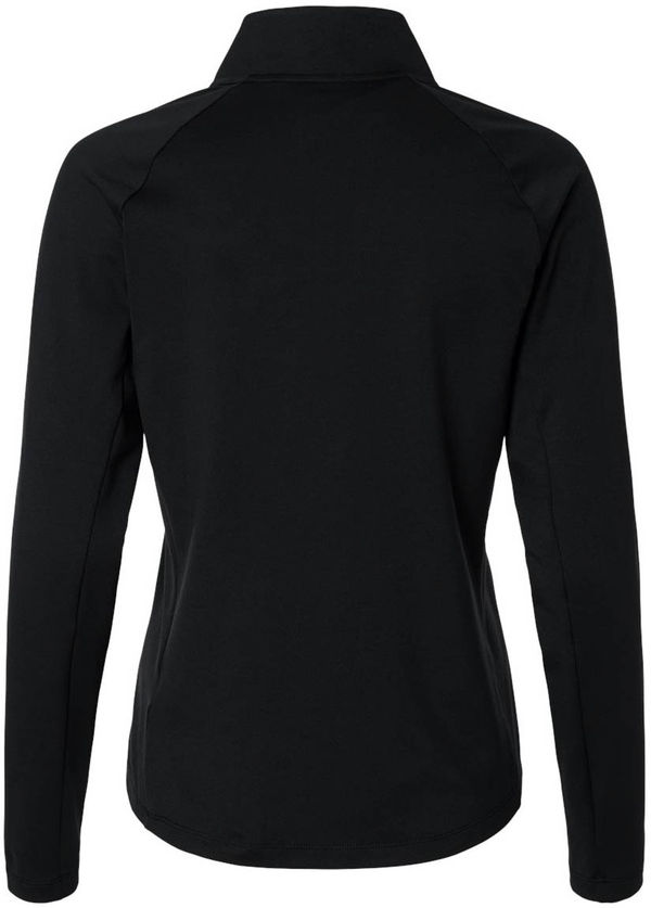 An image of a Custom Puma Golf Women's Pure 2.0 Quarter Zip in Puma Black!