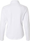 An image of a Custom Puma Golf Women's Pure 2.0 Quarter Zip in White Glow!