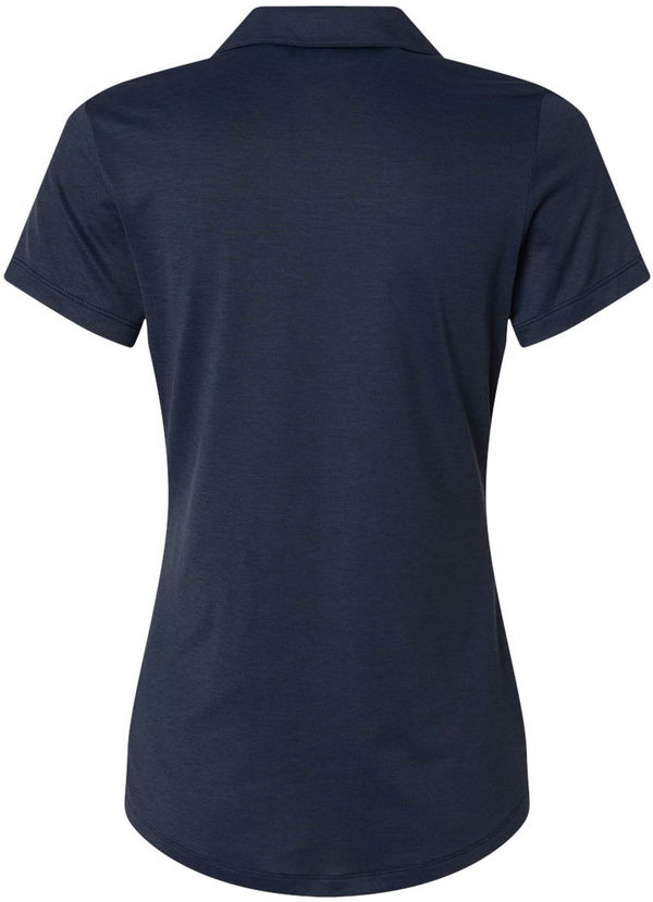 An image of a Custom Puma Golf Womens Icon Heather Polo in Deep Navy Heather!