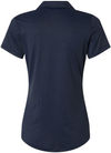 An image of a Custom Puma Golf Womens Icon Heather Polo in Deep Navy Heather!