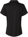 An image of a Custom Puma Golf Womens Icon Heather Polo in Puma Black Heather!