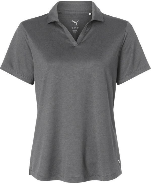 An image of a Custom Puma Golf Womens Icon Polo 2.0 in Slate Sky!