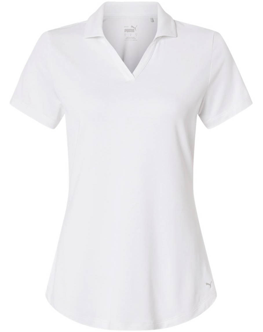 Puma Golf Womens Icon Polo 2.0 in White Glow