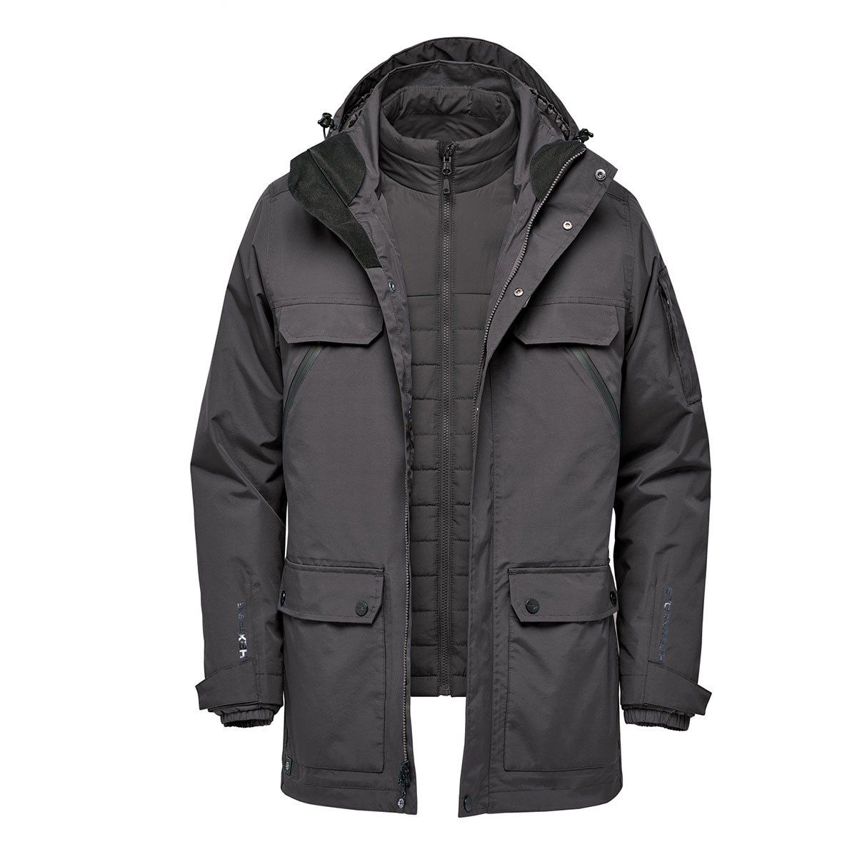 Stormtech Mens Fairbanks 5 in 1 System Jacket in Graphite