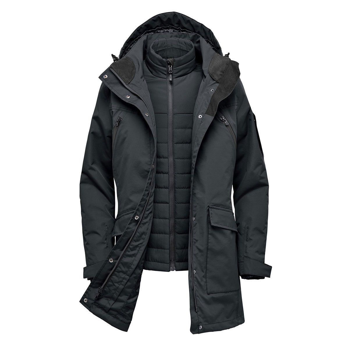 Stormtech Womens Fairbanks 5 in 1 System Jacket in Black