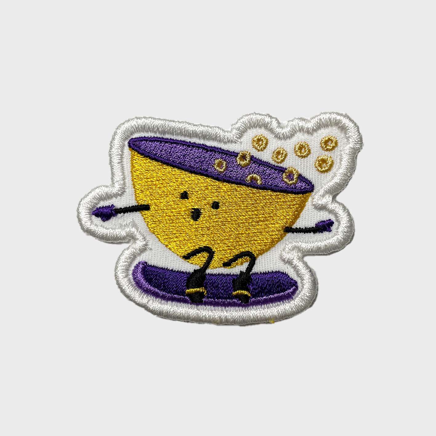 An image of custom patches that you can print your logo or design on!