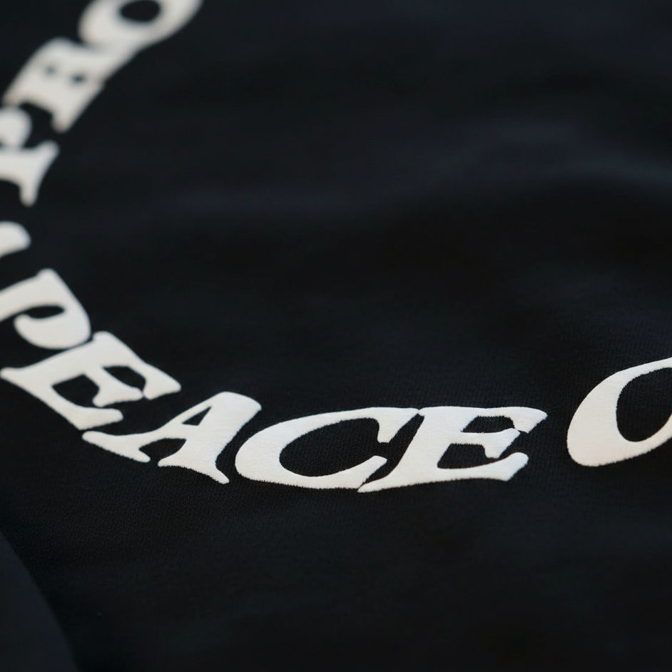 An image of 3D puff screen printing we printed for a clothing company