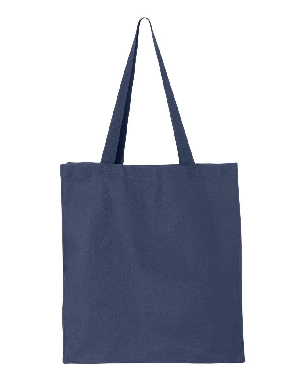 QTees 14L Thick Gusset Shopping Bag in Navy Blue