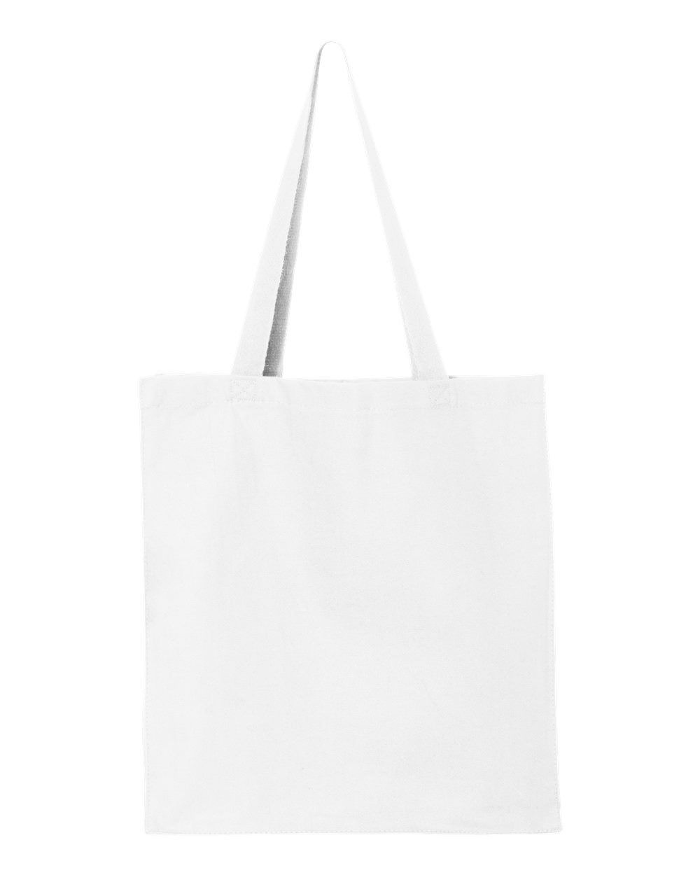 QTees 14L Thick Gusset Shopping Bag in White