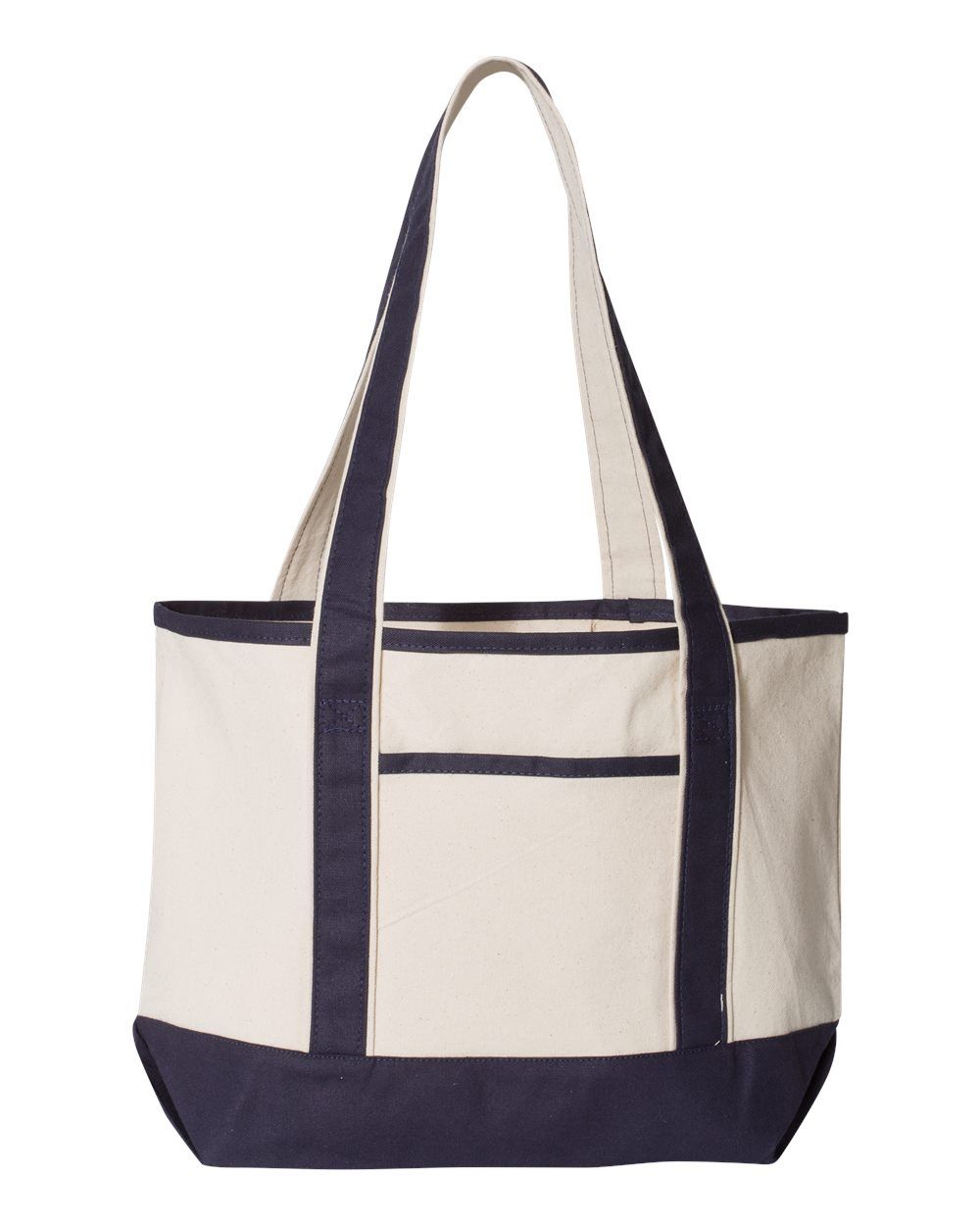 Qtees 20L Small Deluxe Tote in Natural/Navy