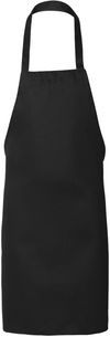 Am image of a Custom QTees Butcher Apron in Black!