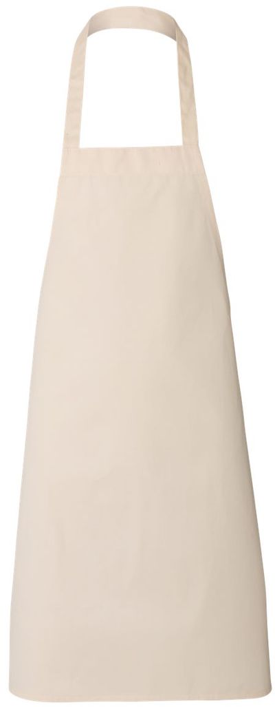Am image of a Custom QTees Butcher Apron in Natural!