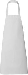 Am image of a Custom QTees Butcher Apron in White!