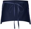 Am image of a Custom QTees Waist Apron with 3 Pockets in Navy!