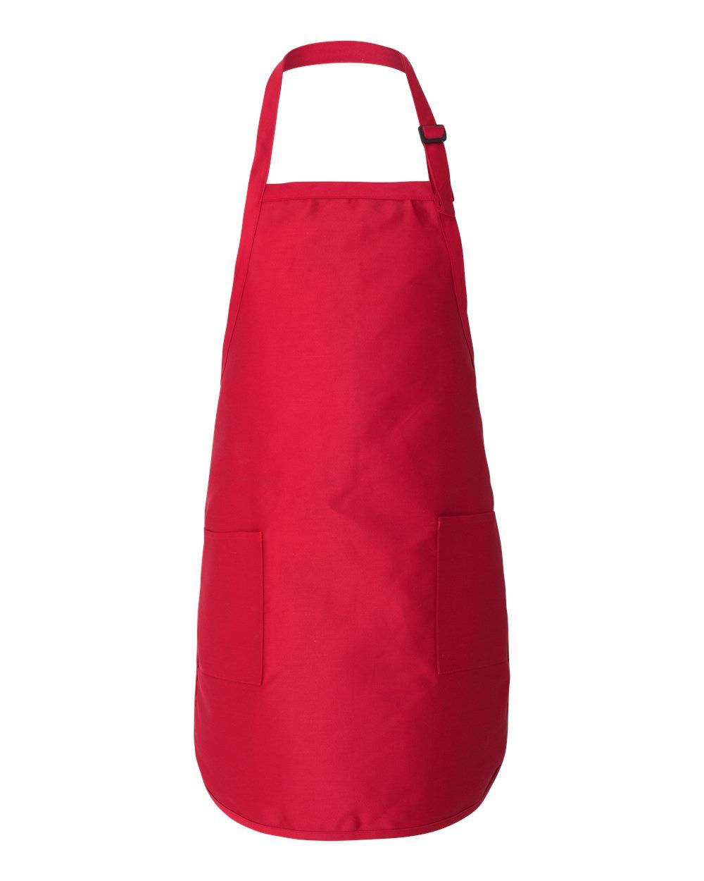 Qtees Full Length Apron with Pockets in Red
