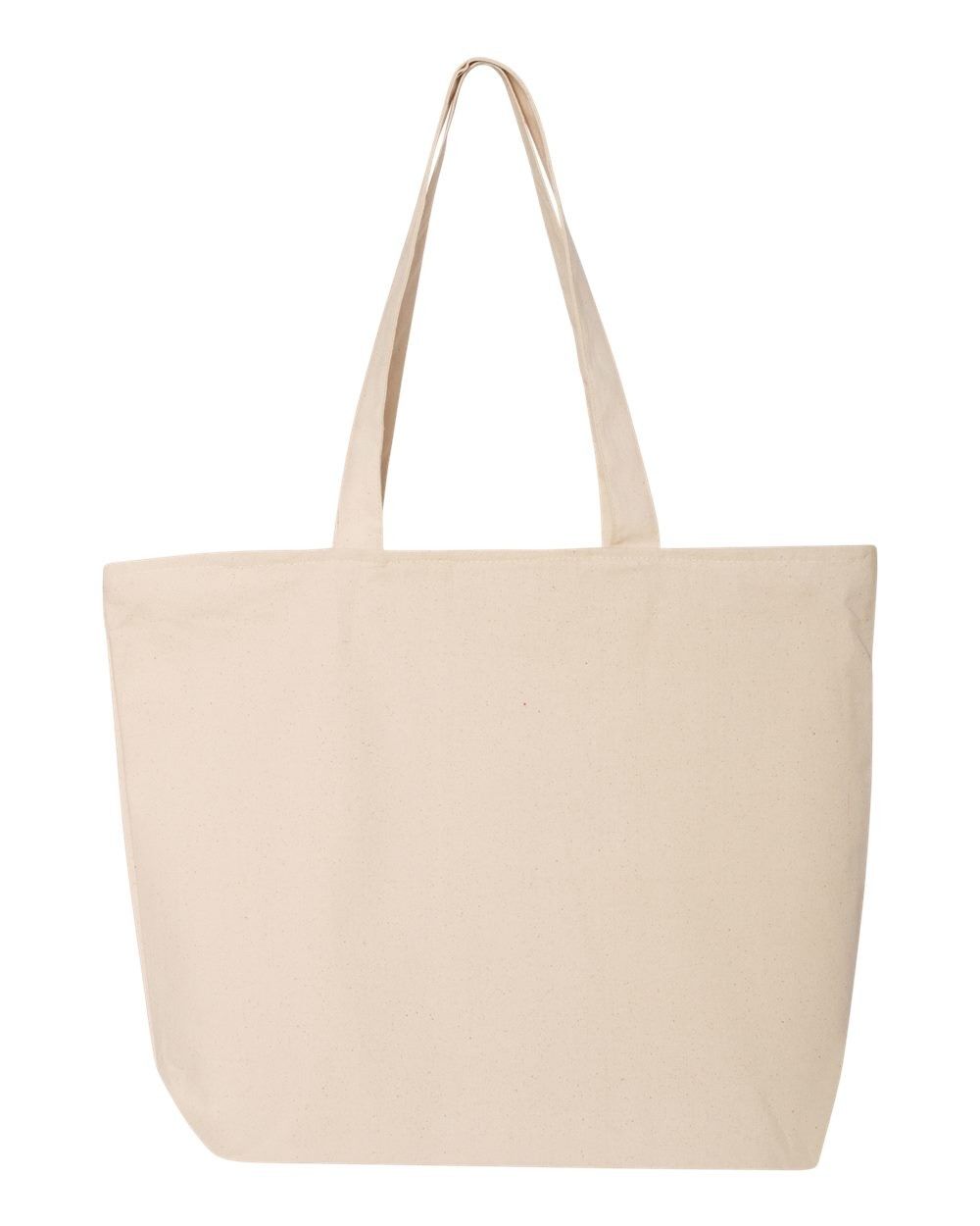 Canvas 25L Zippered Tote in Natural