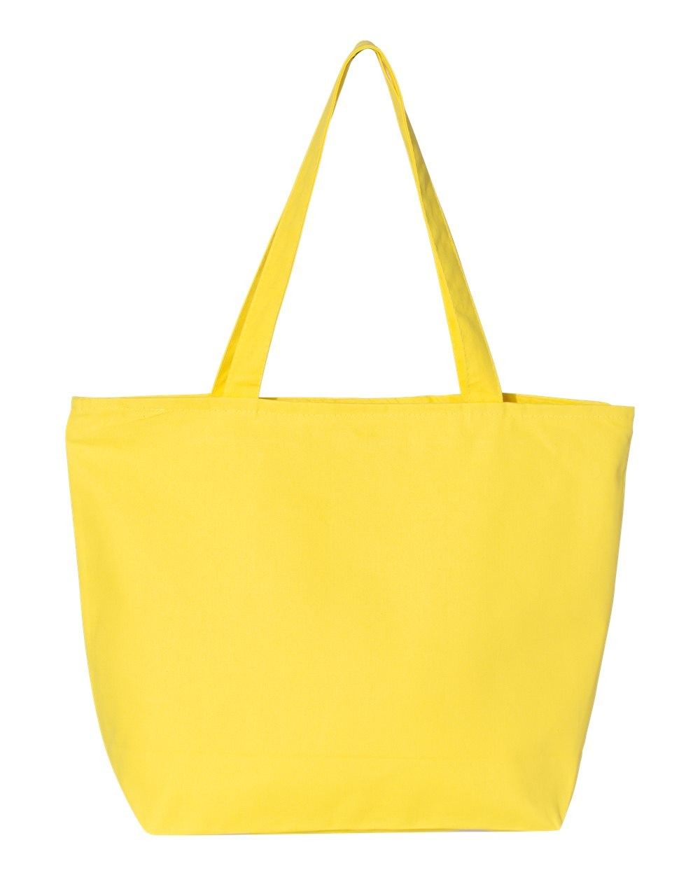Canvas 25L Zippered Tote in Yellow