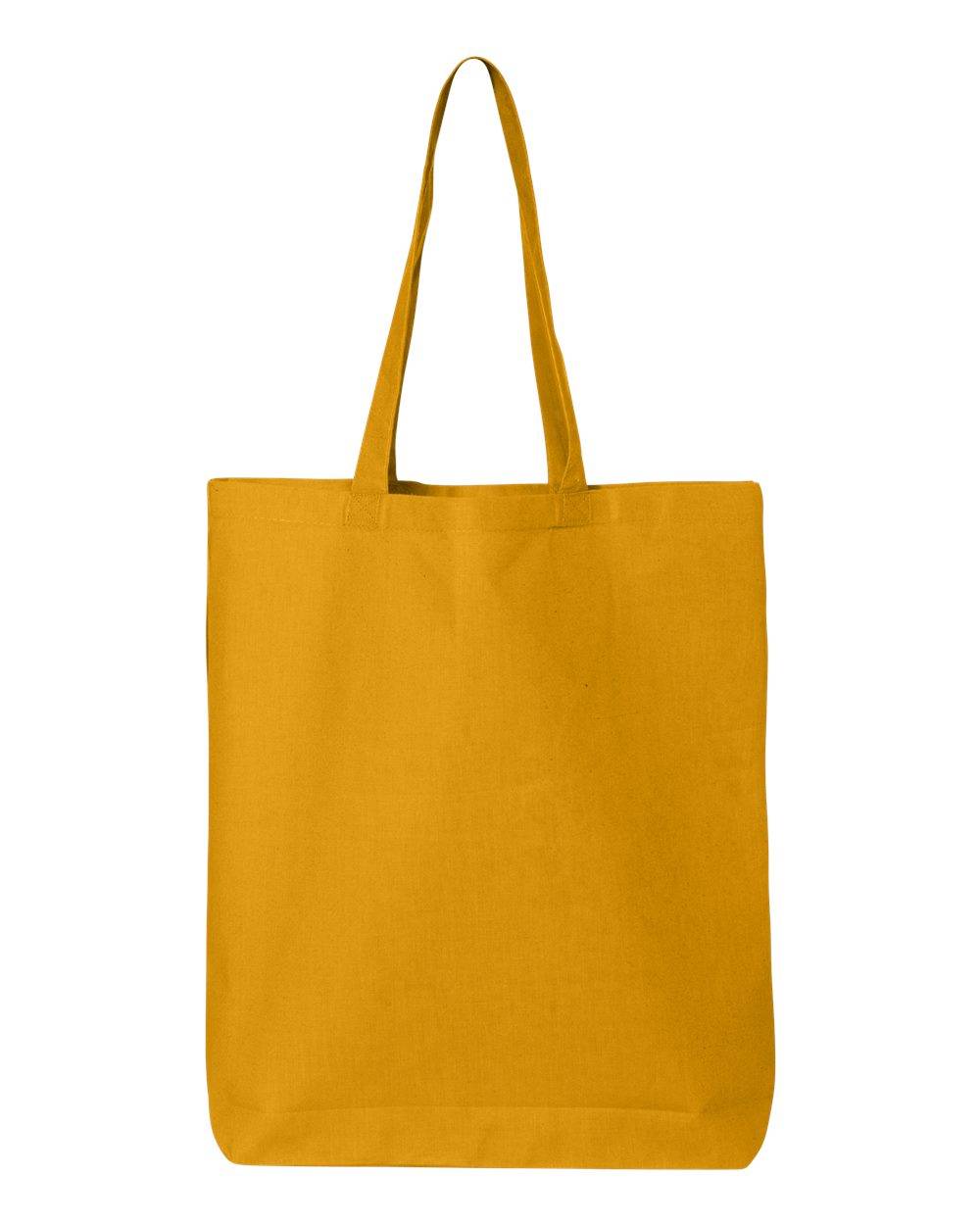 Q Tees Thin Gusseted Tote in Gold