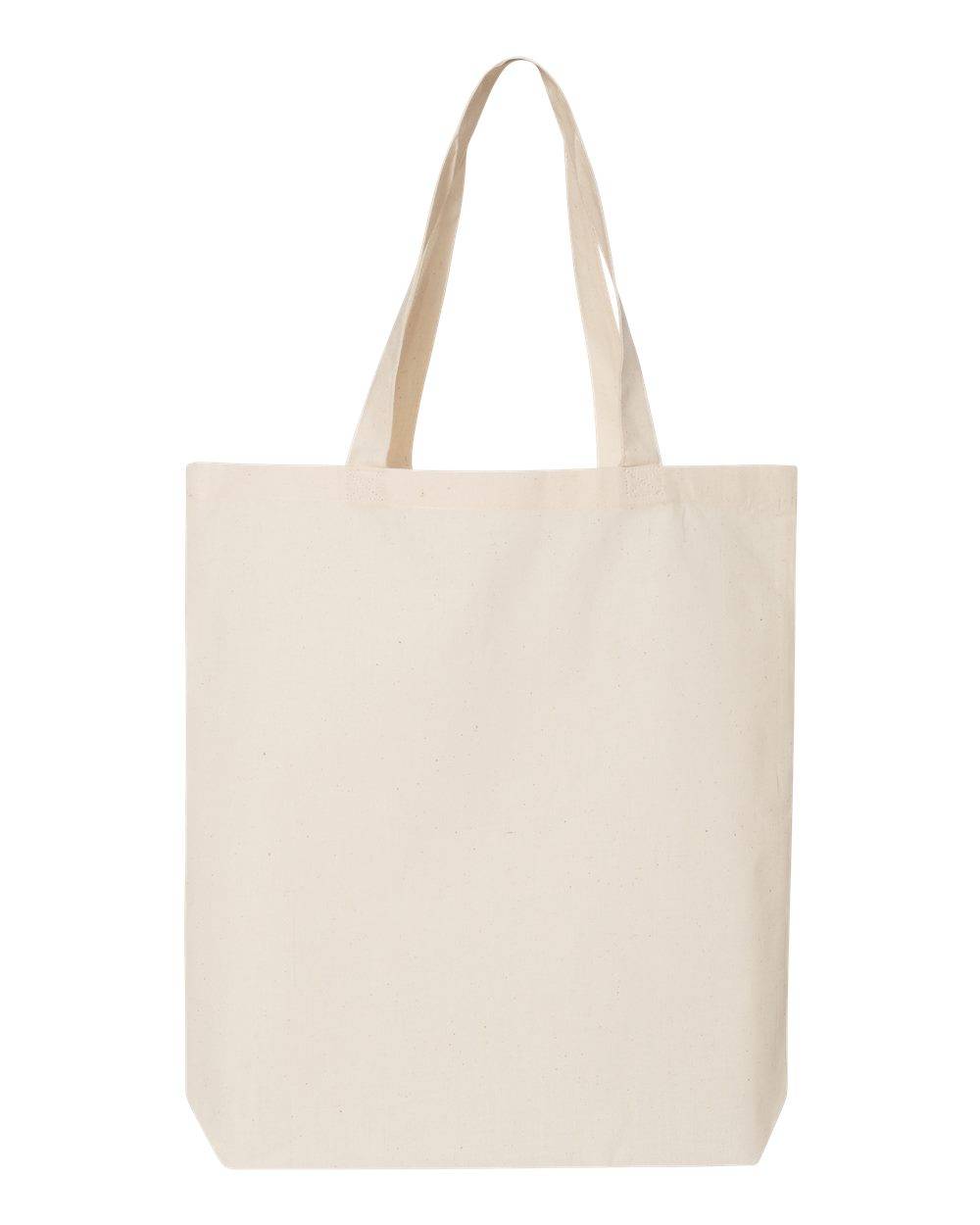 Custom Logo: Natural Canvas Tote Bag