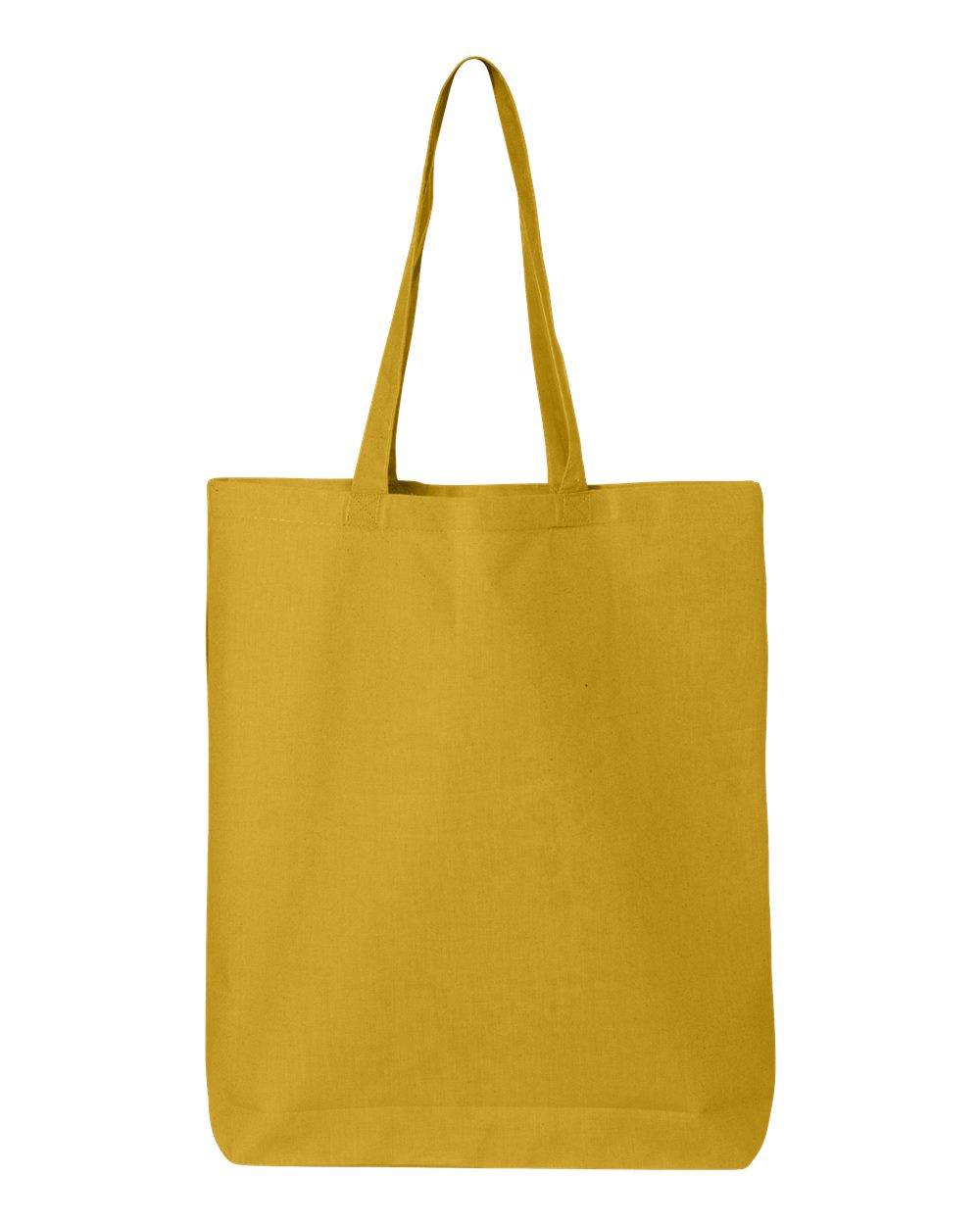 Q Tees Thin Gusseted Tote in Yellow