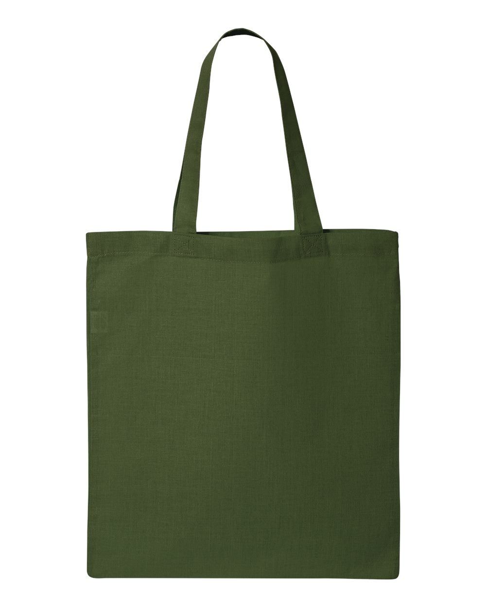 QTees Thin Economical Tote in Forest Green