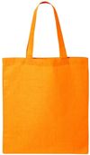 Am image of a Custom QTees Thin Economical Tote in Gold!