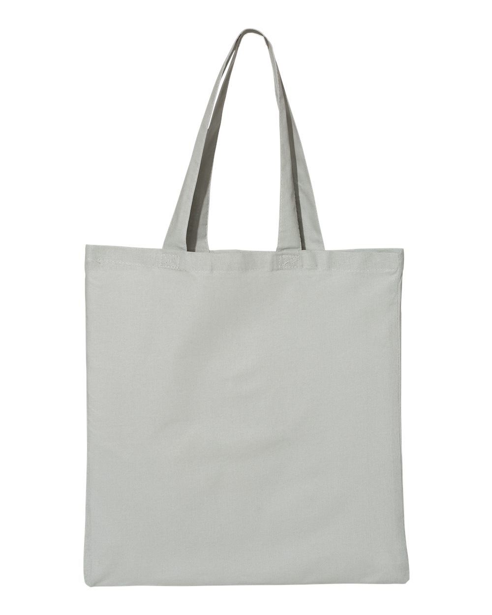 QTees Thin Economical Tote in Grey