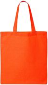 An image of a Custom QTees Thin Economical Tote in Orange!