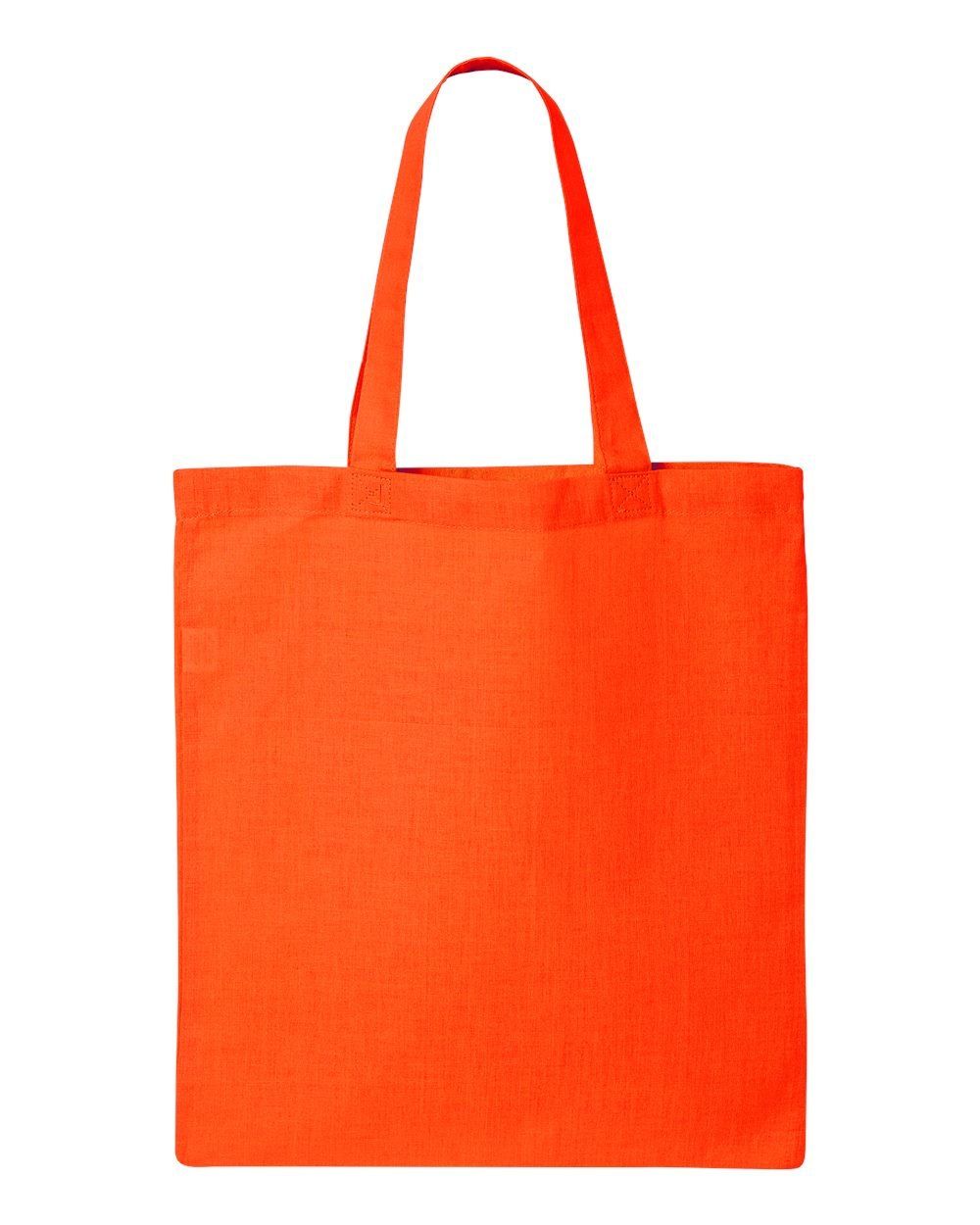 QTees Thin Economical Tote in Orange