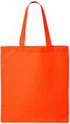 An image of a Custom QTees Thin Economical Tote in Orange!