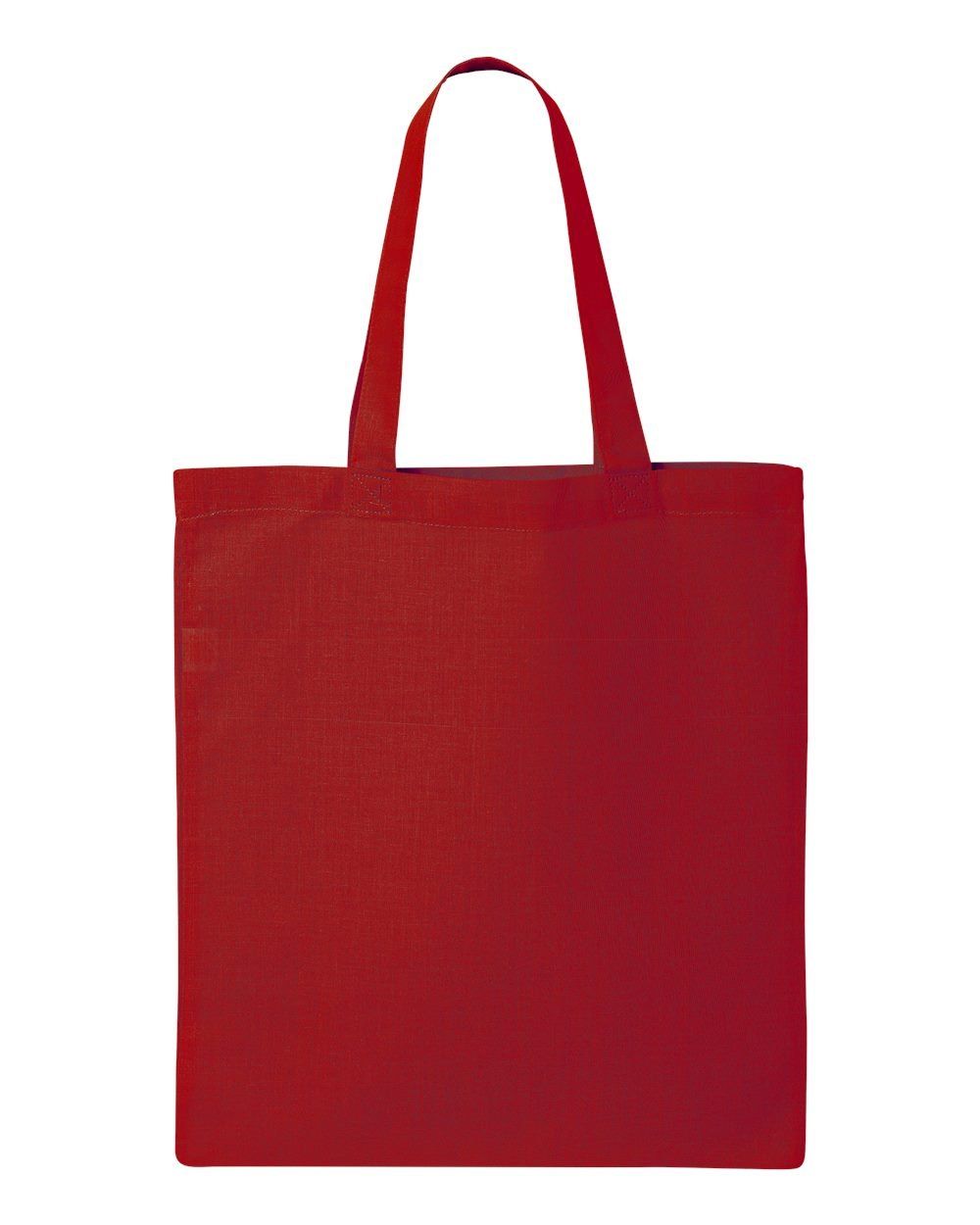 QTees Thin Economical Tote in Red