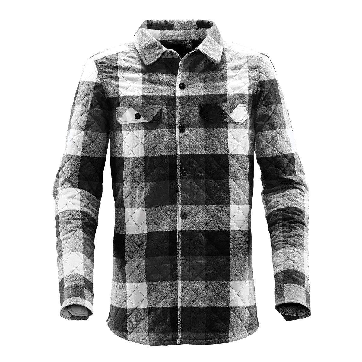 Stormtech Mens North Beach Shacket in Black/Dolphin