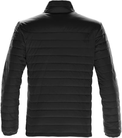 Am image of a Custom Stormtech Mens Nautilus Quilted Jacket in BLACK!