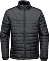 Am image of a Custom Stormtech Mens Nautilus Quilted Jacket in BLACK!
