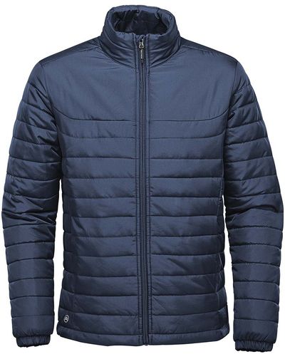 Am image of a Custom Stormtech Mens Nautilus Quilted Jacket in NAVY!