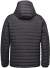 Am image of a Custom Stormtech Men's Nautilus Quilted Hoody in Black!