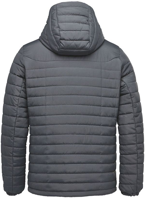 Am image of a Custom Stormtech Men's Nautilus Quilted Hoody in Dolphin!