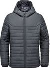Am image of a Custom Stormtech Men's Nautilus Quilted Hoody in Dolphin!