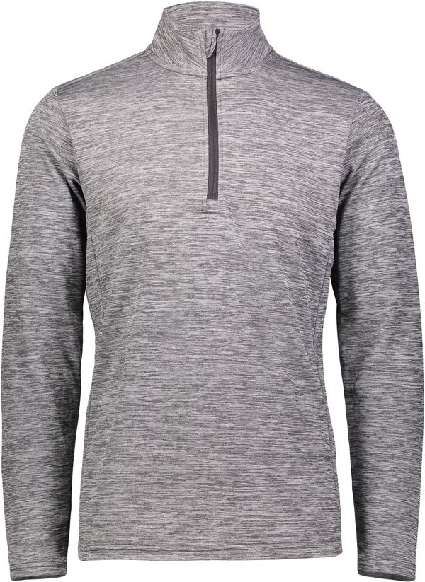 Am image of a Custom Russell Athletic Dri Power Lightweight Quarter Zip Pullover in Black!