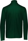 Am image of a Custom Russell Athletic Dri Power Lightweight Quarter Zip Pullover in Dark Green!