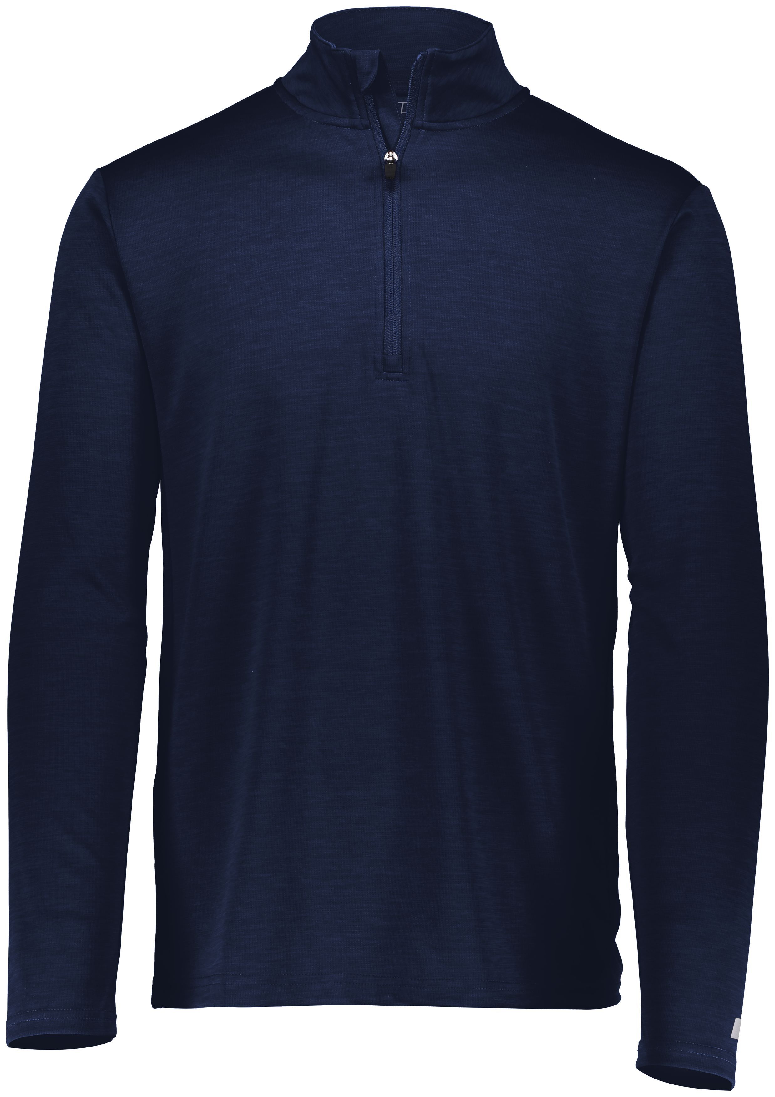 Russell Athletic Dri Power Lightweight Quarter Zip Pullover in Navy