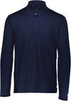 Am image of a Custom Russell Athletic Dri Power Lightweight Quarter Zip Pullover in Navy!