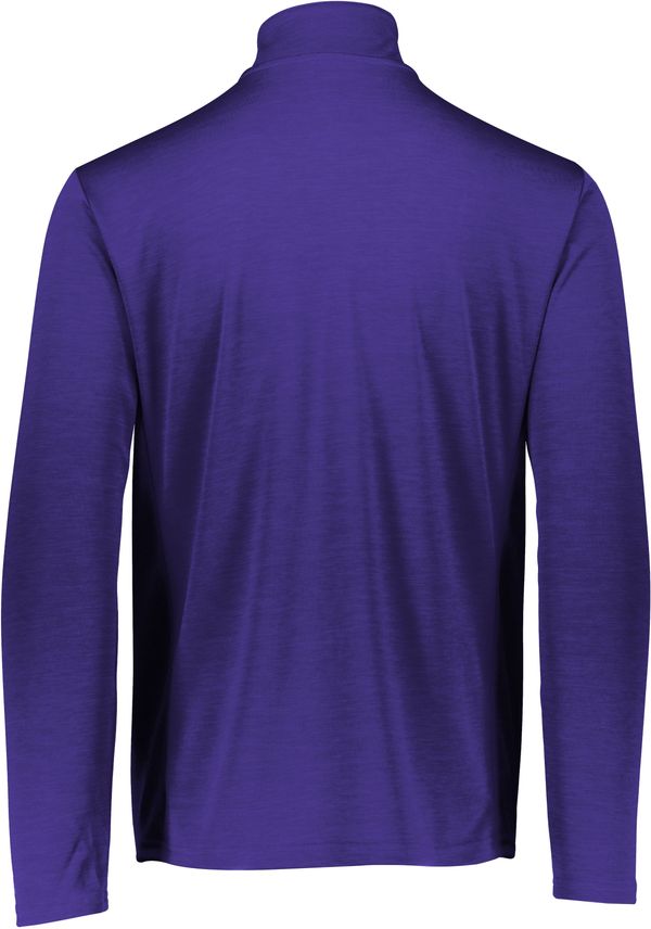 Am image of a Custom Russell Athletic Dri Power Lightweight Quarter Zip Pullover in Purple!