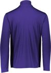 Am image of a Custom Russell Athletic Dri Power Lightweight Quarter Zip Pullover in Purple!