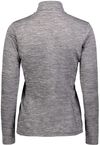 Am image of a Custom Russell Athletic Ladies Dri Power Lightweight Quarter Zip Pullover in Black!