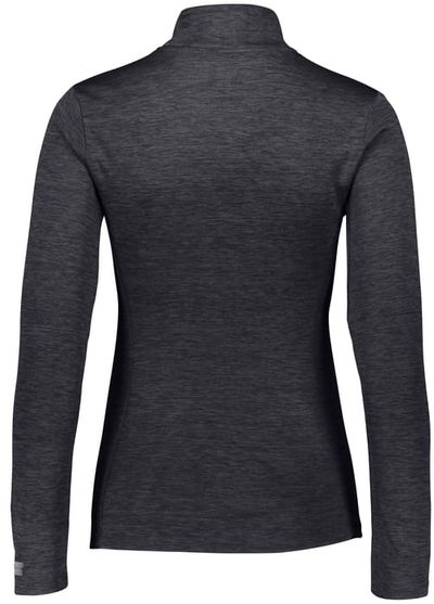 Am image of a Custom Russell Athletic Ladies Dri Power Lightweight Quarter Zip Pullover in Stealth!